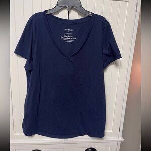 Torrid Women's Classic Navy V-Neck Tee